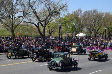 2016 Ulusal Cherry Blossom geçit töreninde Washington Dc