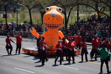 2016 Ulusal Cherry Blossom geçit töreninde Washington Dc