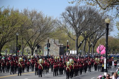 2016 Ulusal Cherry Blossom geçit töreninde Washington Dc