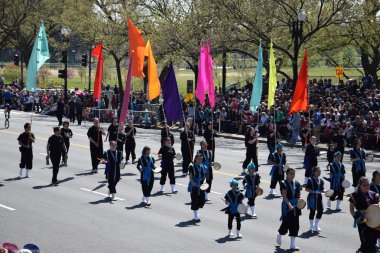 2016 Ulusal Cherry Blossom geçit töreninde Washington Dc