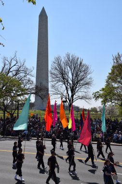 2016 Ulusal Cherry Blossom geçit töreninde Washington Dc