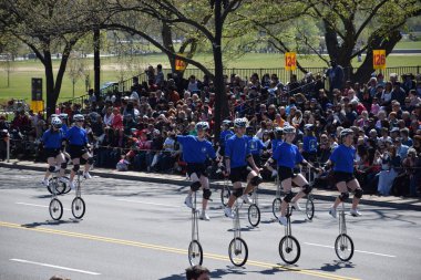 2016 Ulusal Cherry Blossom geçit töreninde Washington Dc