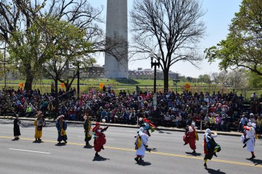 2016 Ulusal Cherry Blossom geçit töreninde Washington Dc