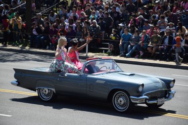 2016 Ulusal Cherry Blossom geçit töreninde Washington Dc