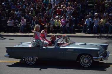 2016 Ulusal Cherry Blossom geçit töreninde Washington Dc