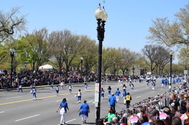 2016 Ulusal Cherry Blossom geçit töreninde Washington Dc