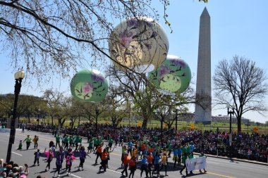 2016 Ulusal Cherry Blossom geçit töreninde Washington Dc