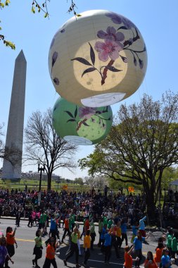 2016 Ulusal Cherry Blossom geçit töreninde Washington Dc