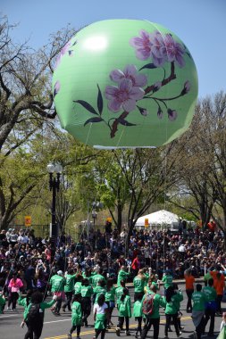 2016 Ulusal Cherry Blossom geçit töreninde Washington Dc