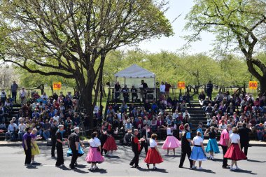 2016 Ulusal Cherry Blossom geçit töreninde Washington Dc