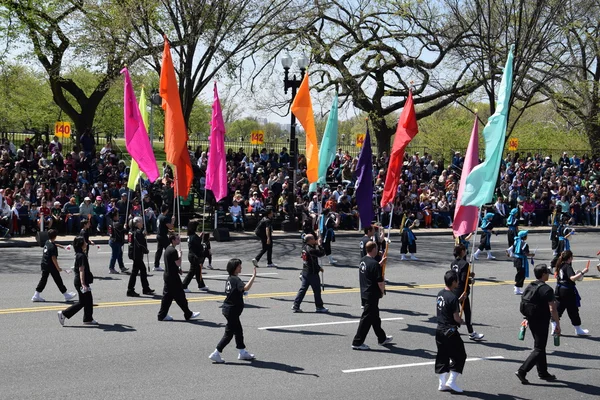 Desfile Nacional de Flores de Cerezo 2016 en Washington DC — Foto de Stock