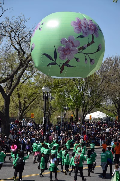 2016 Ulusal Cherry Blossom geçit töreninde Washington Dc