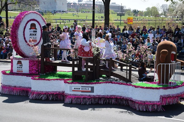 2016 nationale kersenbloesem Parade in Washington Dc — Stockfoto