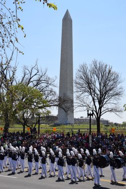 2016 Ulusal Cherry Blossom geçit töreninde Washington Dc