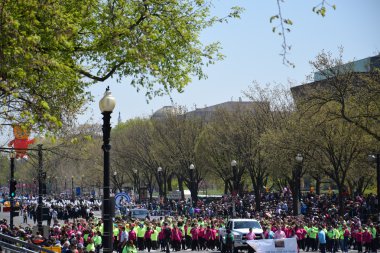 2016 Ulusal Cherry Blossom geçit töreninde Washington Dc