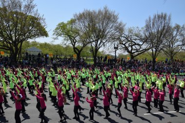 2016 Ulusal Cherry Blossom geçit töreninde Washington Dc