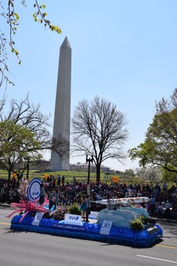 2016 Ulusal Cherry Blossom geçit töreninde Washington Dc