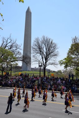 2016 Ulusal Cherry Blossom geçit töreninde Washington Dc
