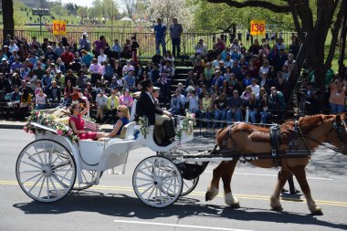 2016 Ulusal Cherry Blossom geçit töreninde Washington Dc