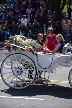 2016 Ulusal Cherry Blossom geçit töreninde Washington Dc