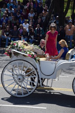 2016 Ulusal Cherry Blossom geçit töreninde Washington Dc