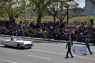 2016 Ulusal Cherry Blossom geçit töreninde Washington Dc