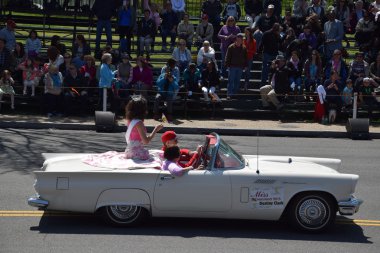 2016 Ulusal Cherry Blossom geçit töreninde Washington Dc