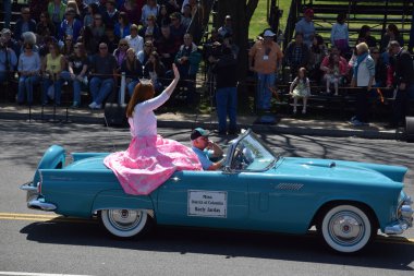 2016 Ulusal Cherry Blossom geçit töreninde Washington Dc