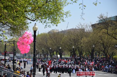 2016 Ulusal Cherry Blossom geçit töreninde Washington Dc