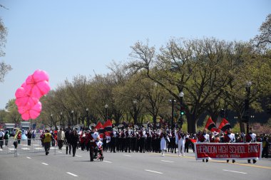 2016 Ulusal Cherry Blossom geçit töreninde Washington Dc