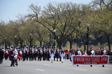 2016 Ulusal Cherry Blossom geçit töreninde Washington Dc