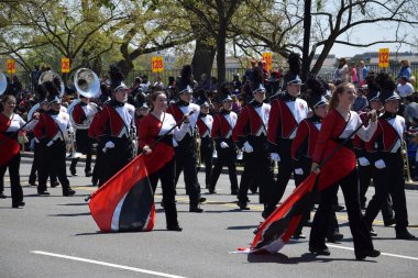 2016 Ulusal Cherry Blossom geçit töreninde Washington Dc