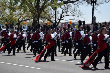 2016 Ulusal Cherry Blossom geçit töreninde Washington Dc