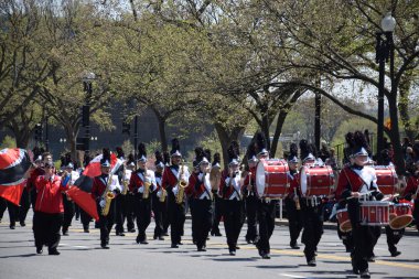 2016 Ulusal Cherry Blossom geçit töreninde Washington Dc