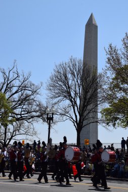 2016 Ulusal Cherry Blossom geçit töreninde Washington Dc