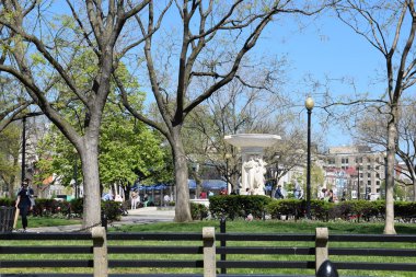 WASHINGTON DC - 14 Nisan 2016 'da Washington DC' de Dupont Circle 'da görüldü. 