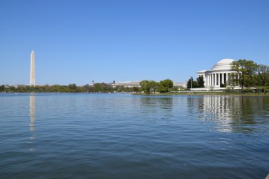 Thomas Jefferson Anıtı ve Washington, Dc Washington Anıtı