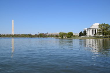 Thomas Jefferson Anıtı ve Washington, Dc Washington Anıtı