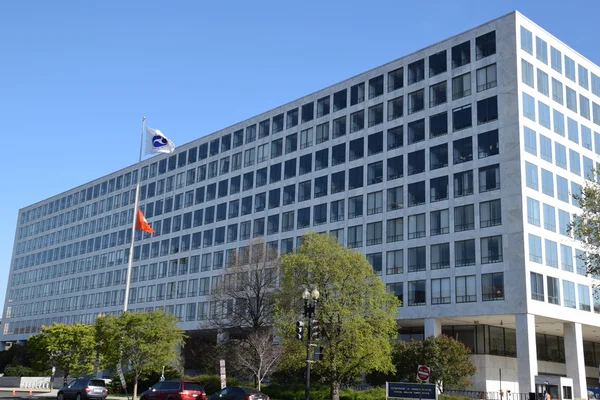 Washington Kwiecień Budynek Departamentu Transportu Waszyngtonie Jak Widać Dniu Kwietnia — Zdjęcie stockowe