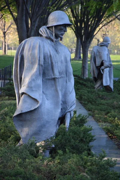 Korean War Veterans Memorial in Washington, DC — Stock Photo, Image