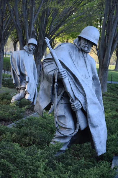 Мемориал ветеранов Корейской войны в Вашингтоне — стоковое фото