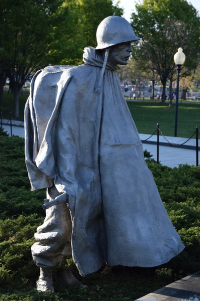 Korean War Veterans Memorial in Washington, DC — Stock Photo, Image