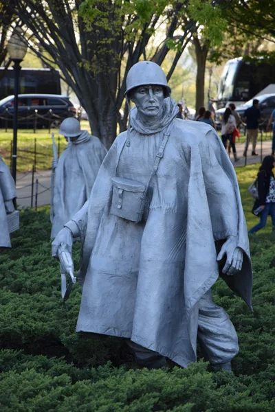 Korean War Veterans Memorial in Washington, DC — Stock Photo, Image