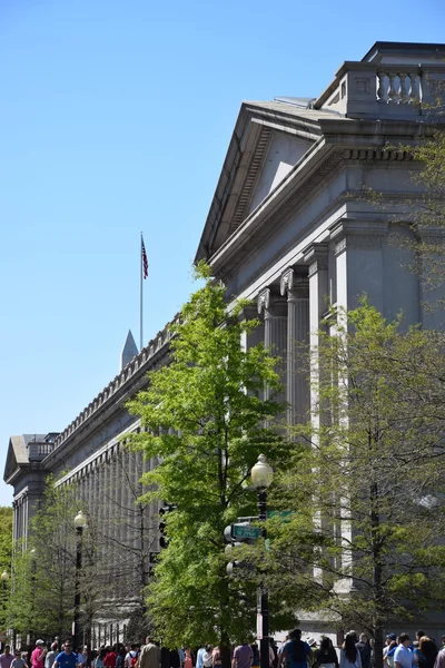 Le bâtiment du département du Trésor américain à Washington, DC — Photo