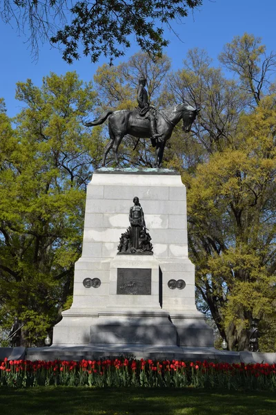 Monumento a William Tecumseh Sherman en Washington, D.C. . — Foto de Stock