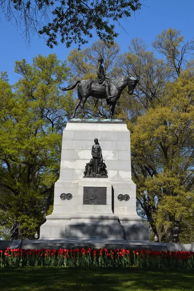 Monumento a William Tecumseh Sherman en Washington, D.C. . — Foto de Stock