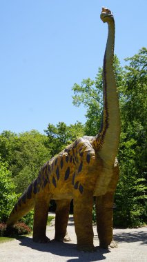 Montville, Connecticut doğanın sanat Köyü'nde dinozor yer