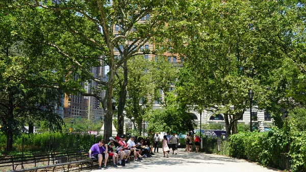 New York Jun Battery Park Manhattan New York Gezien Juni — Stockfoto