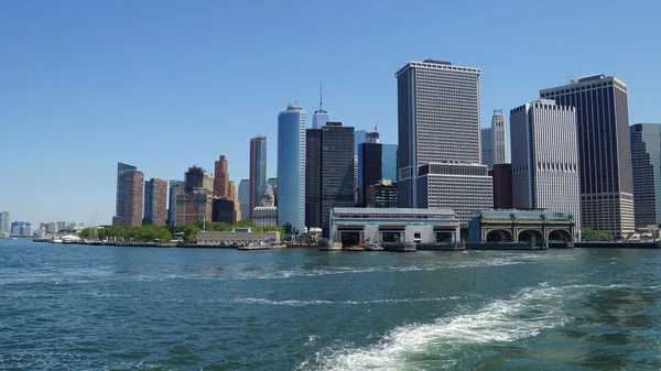 Lägre manhattan skyline i new york city — Stockfoto