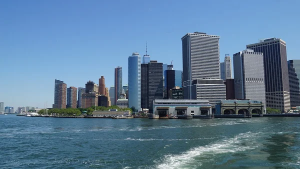 Niższe panoramę Manhattanu w Nowym Jorku — Zdjęcie stockowe